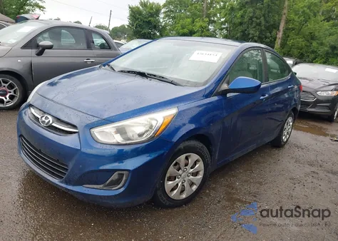 2016 Hyundai Accent Se из США, поврежденный, VIN KMHCT4AE0GU161596
